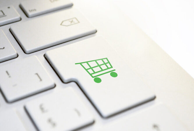 Shopping cart button